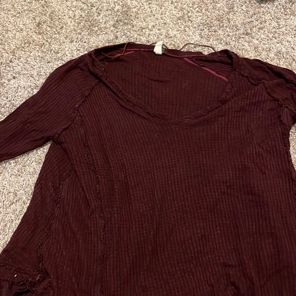 We The Free long sleeve thermal v-neck